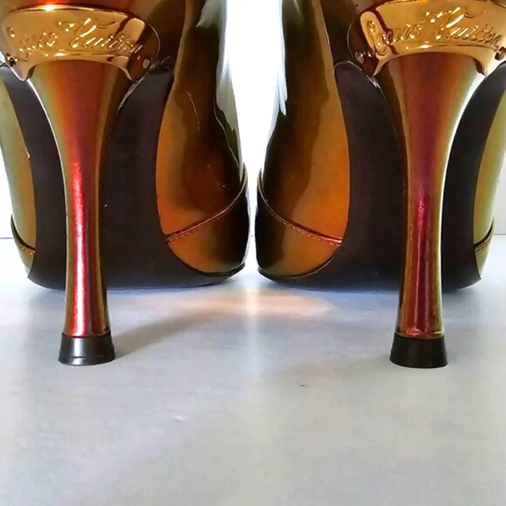 Louis Vuitton Prismatic Limited Edition Patent Leather Heels Size 36/6